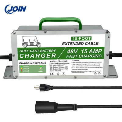 充電器48v 15aの充電器の上の携帯用ゴルフ カート